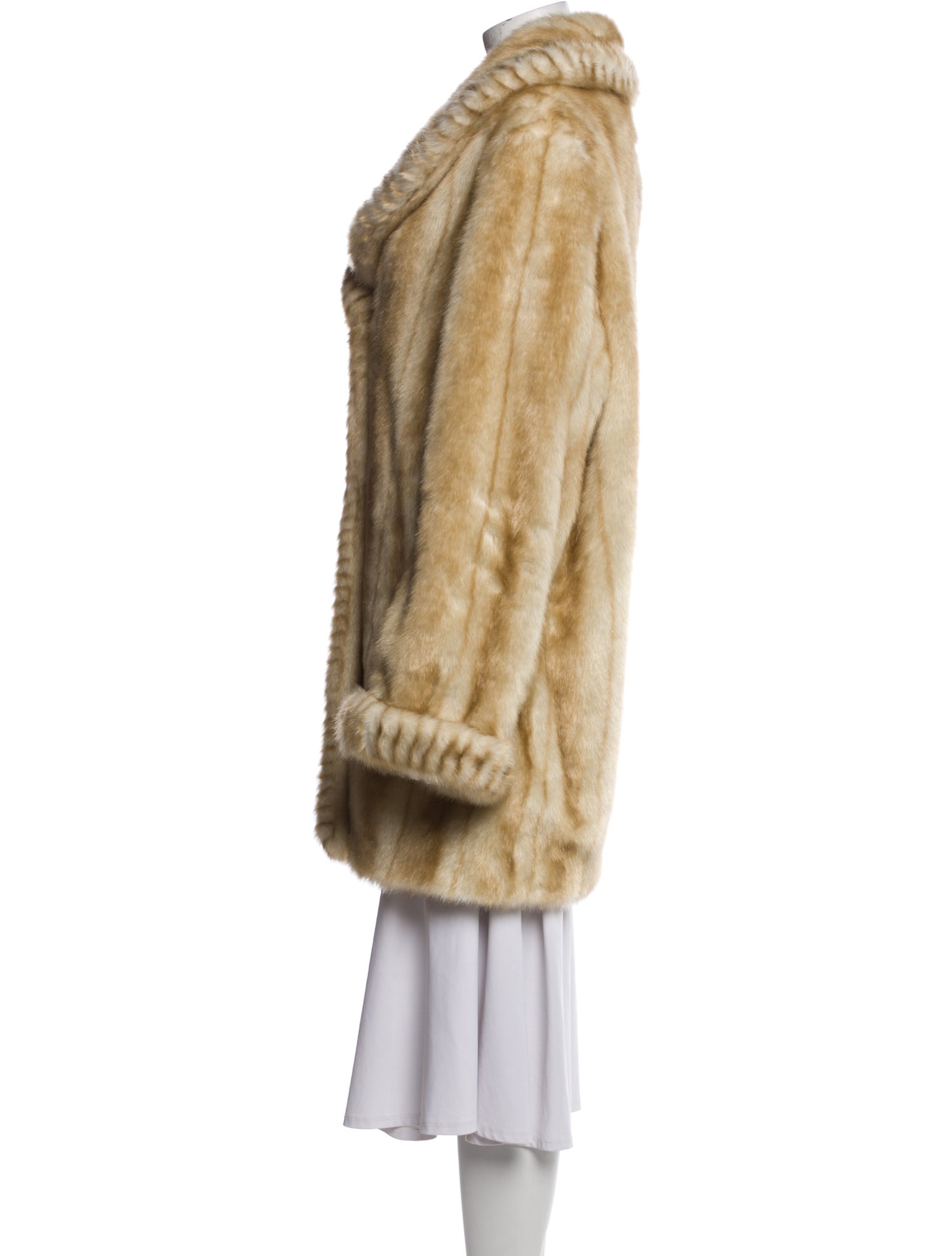 Dennis By Dennis Basso Faux Fur Coat