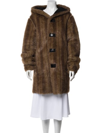 Dennis By Dennis Basso Faux Fur Faux Fur Coat