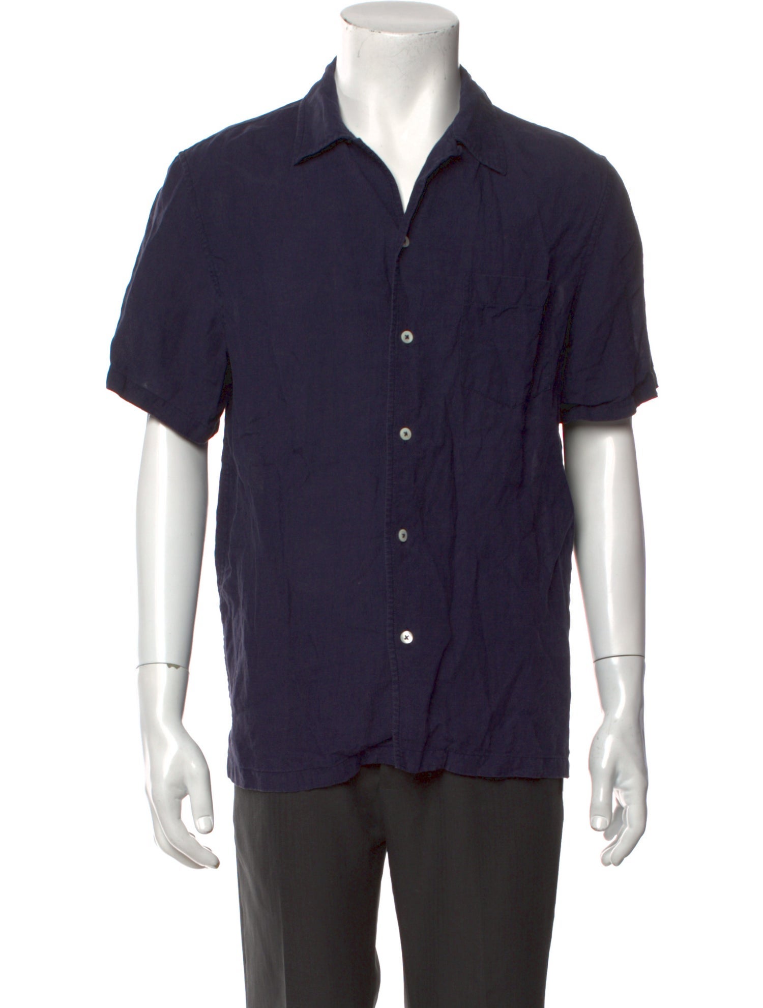 De Bonne Facture Linen Short Sleeve Shirt