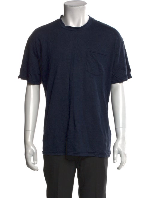 De Bonne Facture Linen Crew Neck T-Shirt
