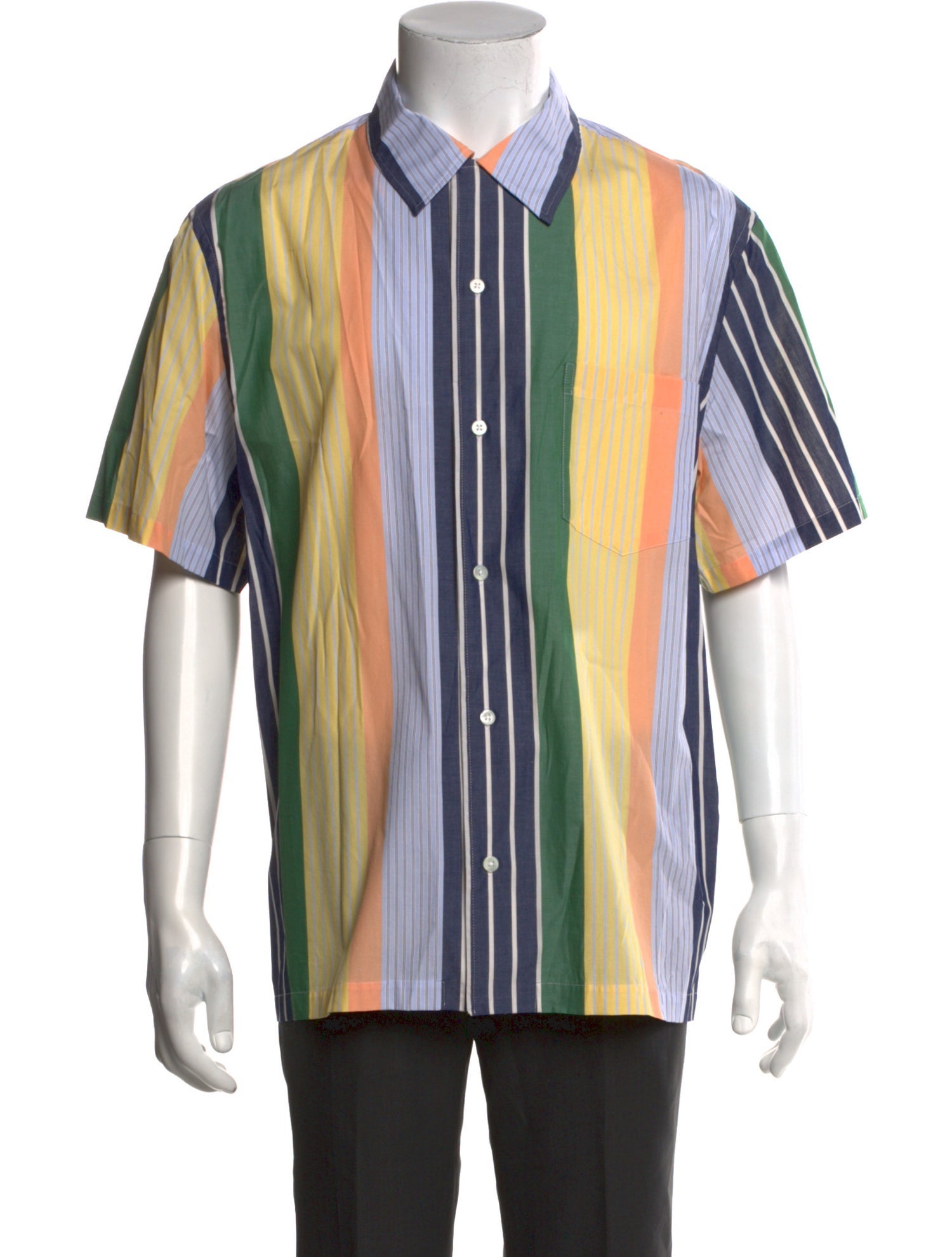 De Bonne Facture Striped Short Sleeve Shirt
