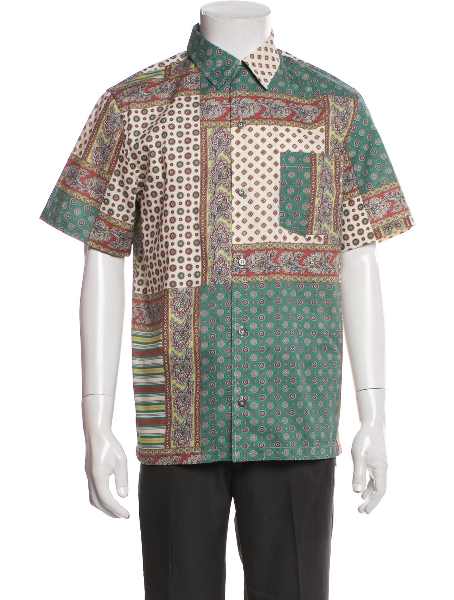 De Bonne Facture Printed Short Sleeve Shirt