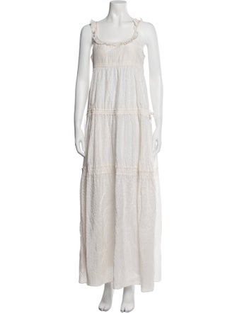 Diesel Black Gold Silk Long Dress