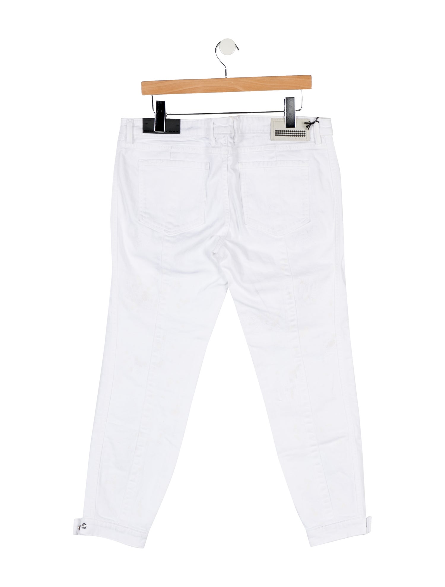 Diesel Black Gold Mid-Rise Straight Leg Jeans