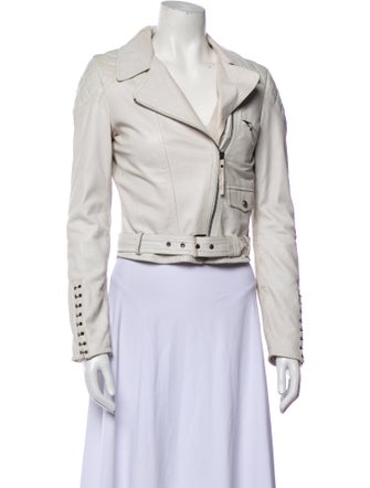 Diesel Black Gold Lamb Leather Biker Jacket