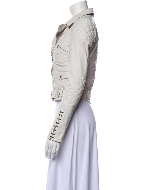 Diesel Black Gold Lamb Leather Biker Jacket