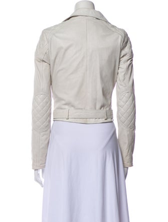 Diesel Black Gold Lamb Leather Biker Jacket