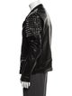 Diesel Black Gold Leather Moto Jacket