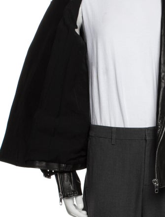 Diesel Black Gold Leather Moto Jacket