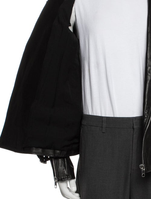 Diesel Black Gold Leather Moto Jacket