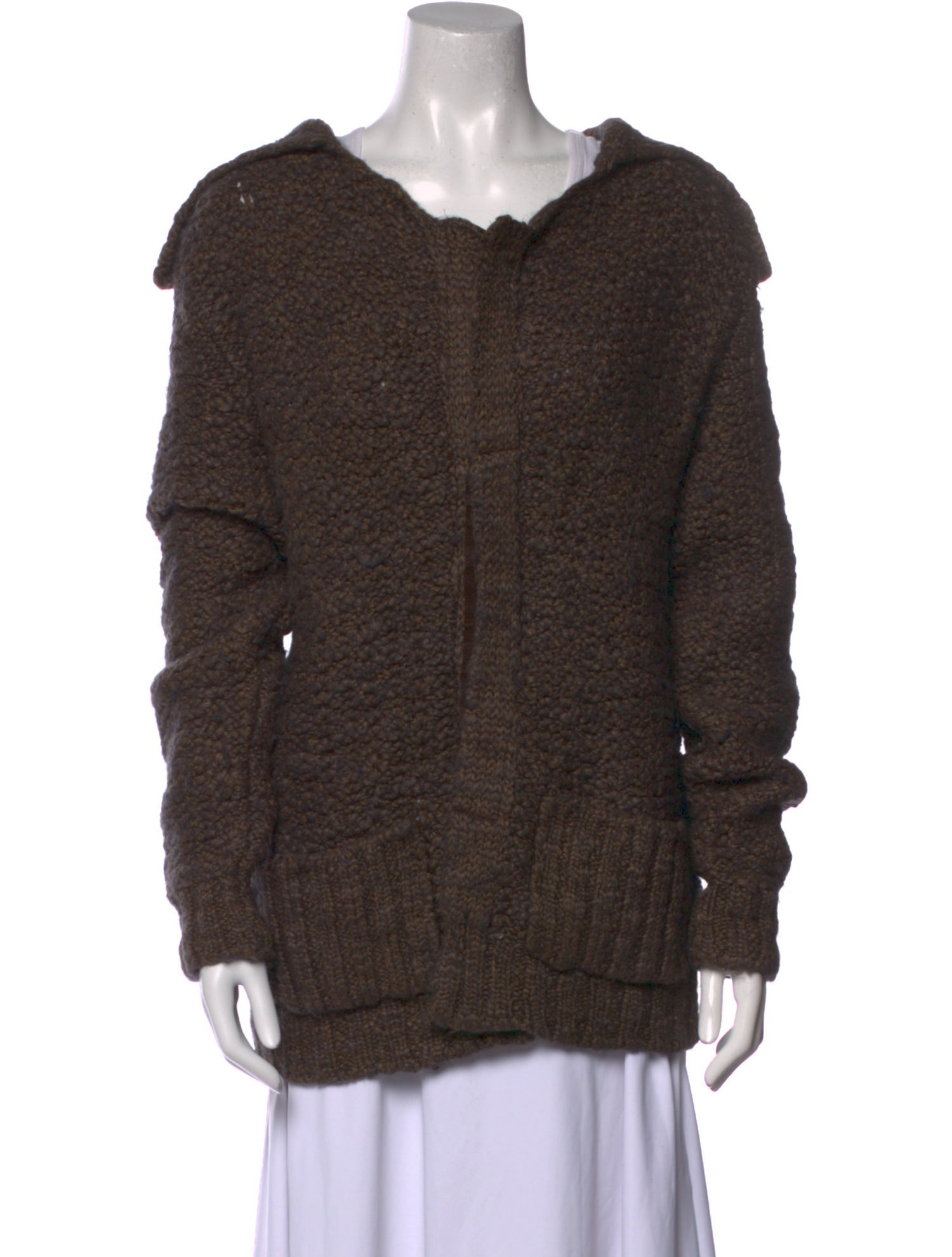 Diesel Black Gold Wool Scoop Neck Sweater