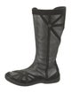 Diesel Leather Rain Boots