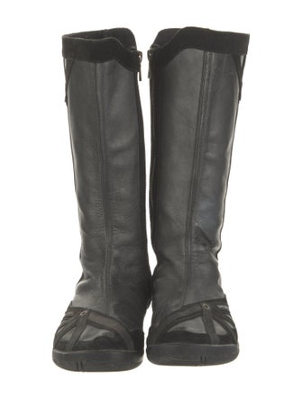 Diesel Leather Rain Boots