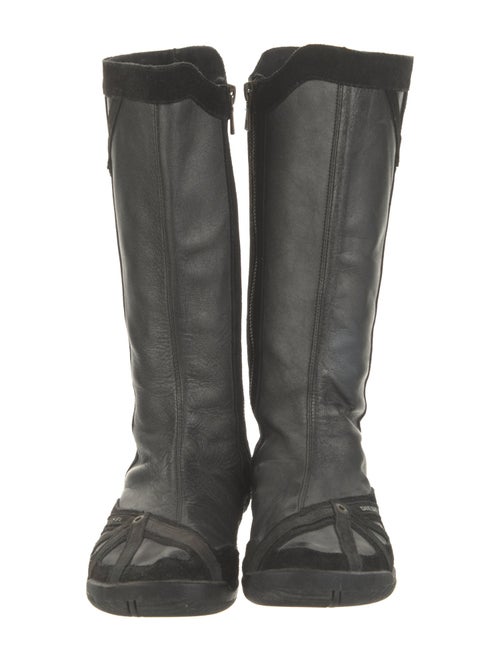 Diesel Leather Rain Boots