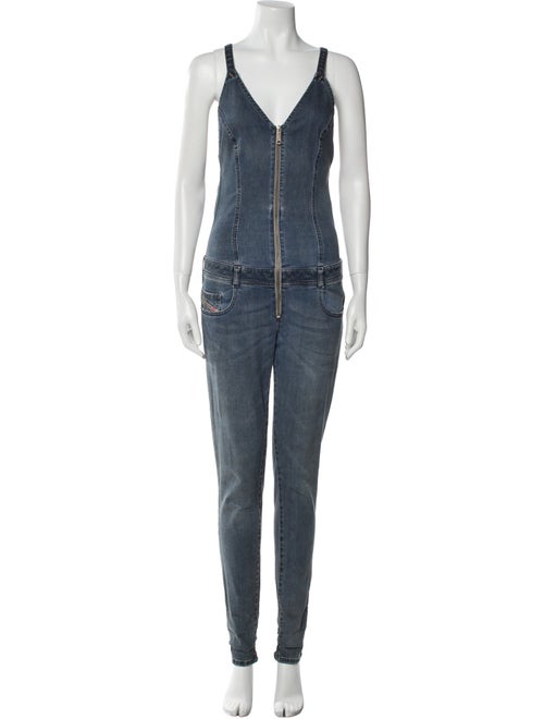 Diesel Black Gold V-Neck Jumpsuit