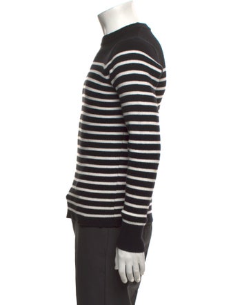 Diesel Black Gold Striped Crew Neck Pullover