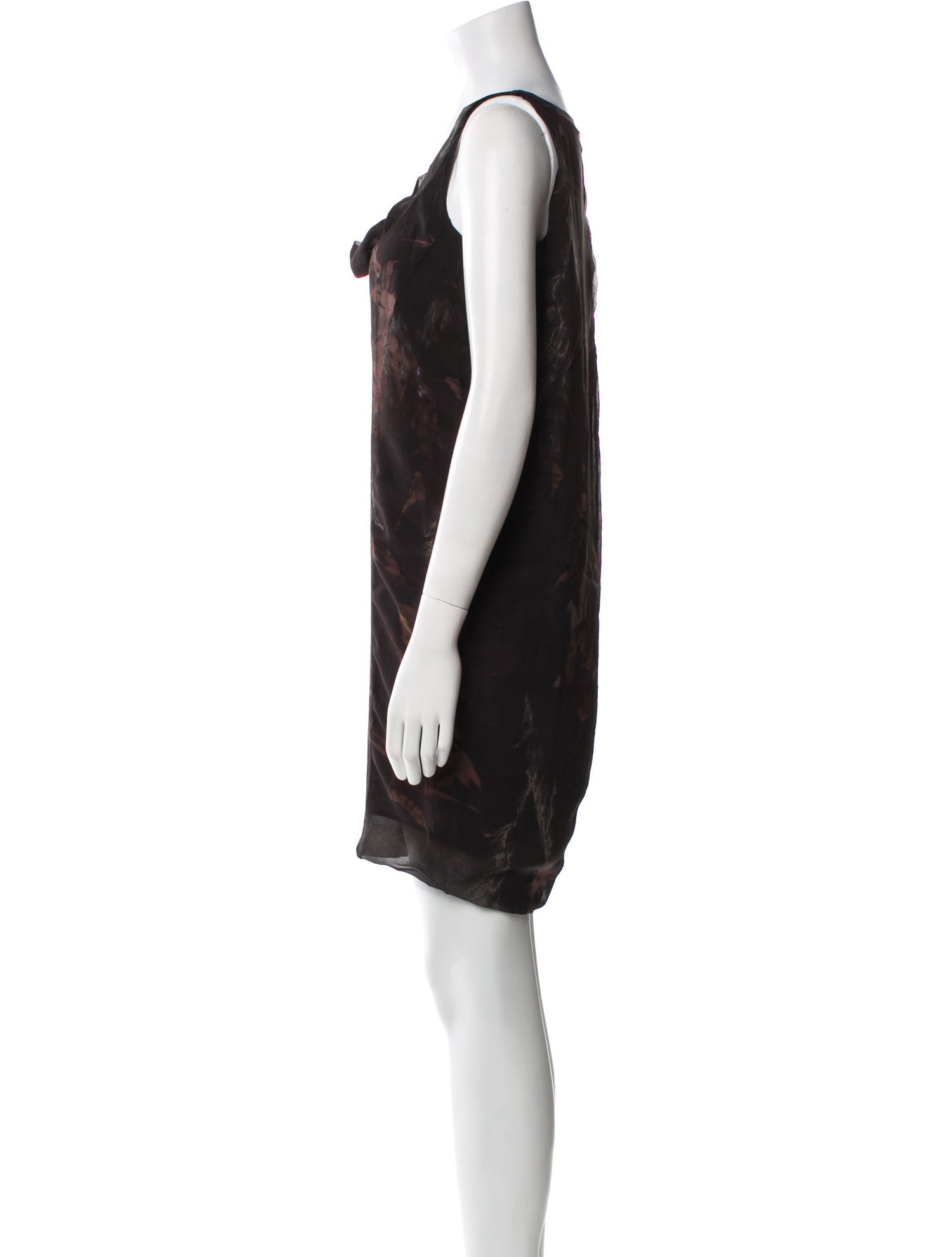 Diesel Black Gold Silk Mini Dress