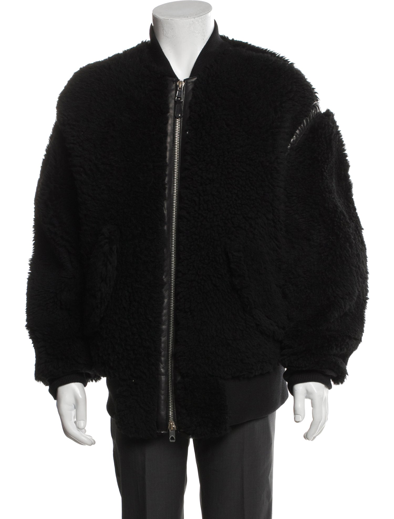 Diesel Black Gold Lambskin Bomber Jacket