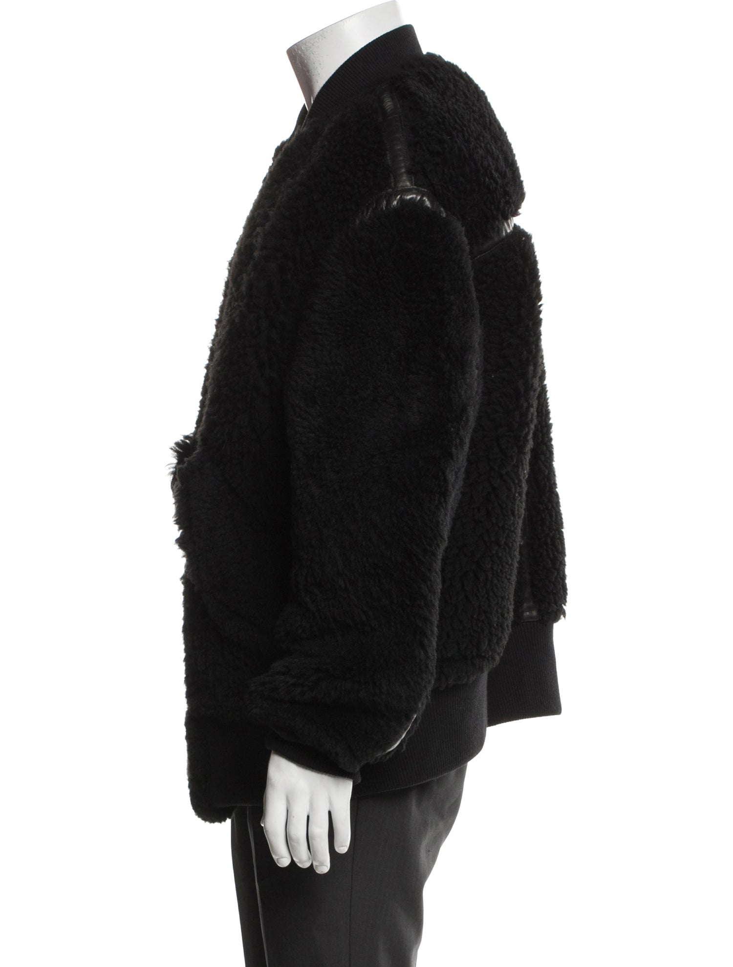 Diesel Black Gold Lambskin Bomber Jacket