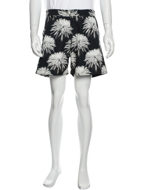 Double Rainbouu Printed Swim Trunks Black