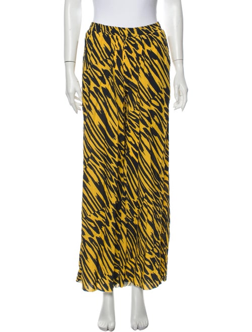 Double Rainbouu Animal Print Wide Leg Pants Black