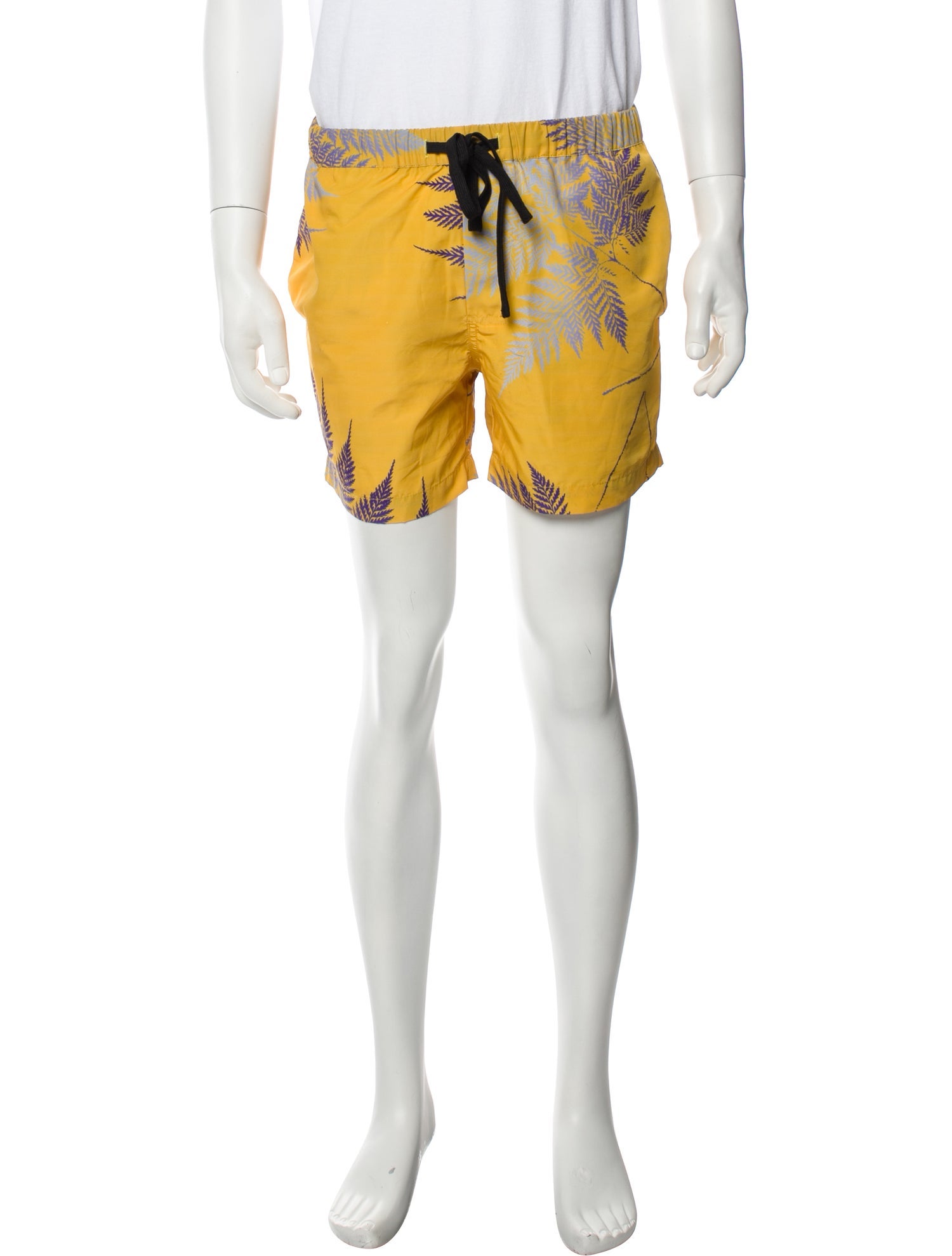 Double Rainbouu Graphic Print Flat Front Shorts