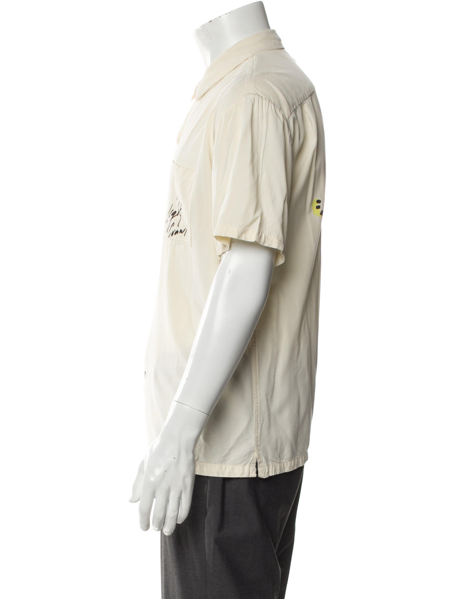 Double Rainbouu Graphic Print Short Sleeve Shirt