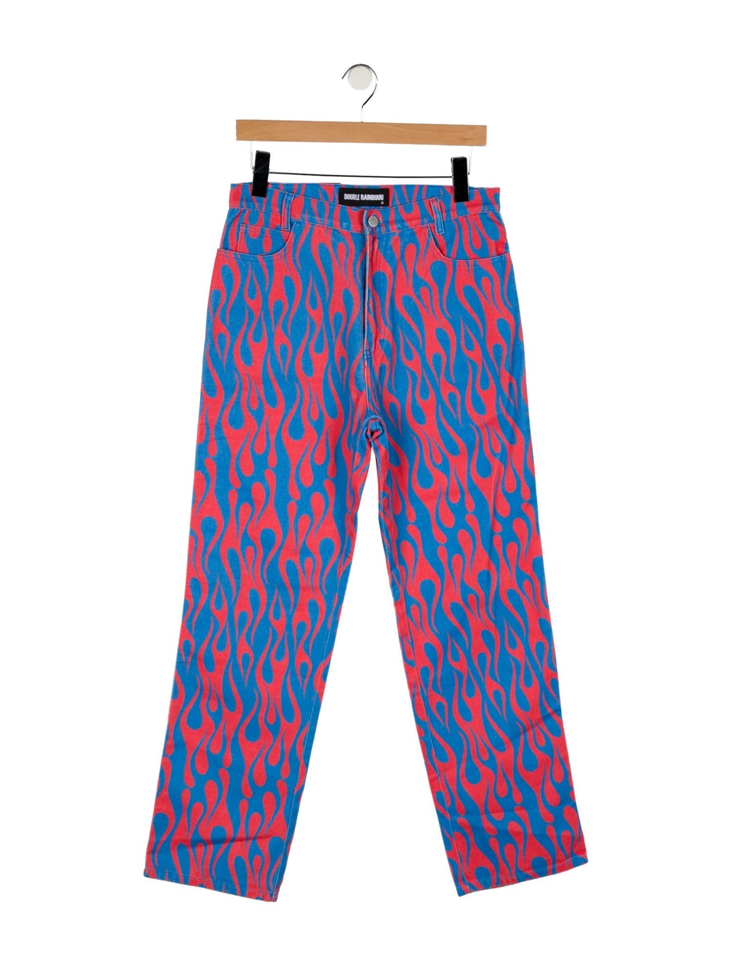 Double Rainbouu High-Rise Wide Leg Jeans