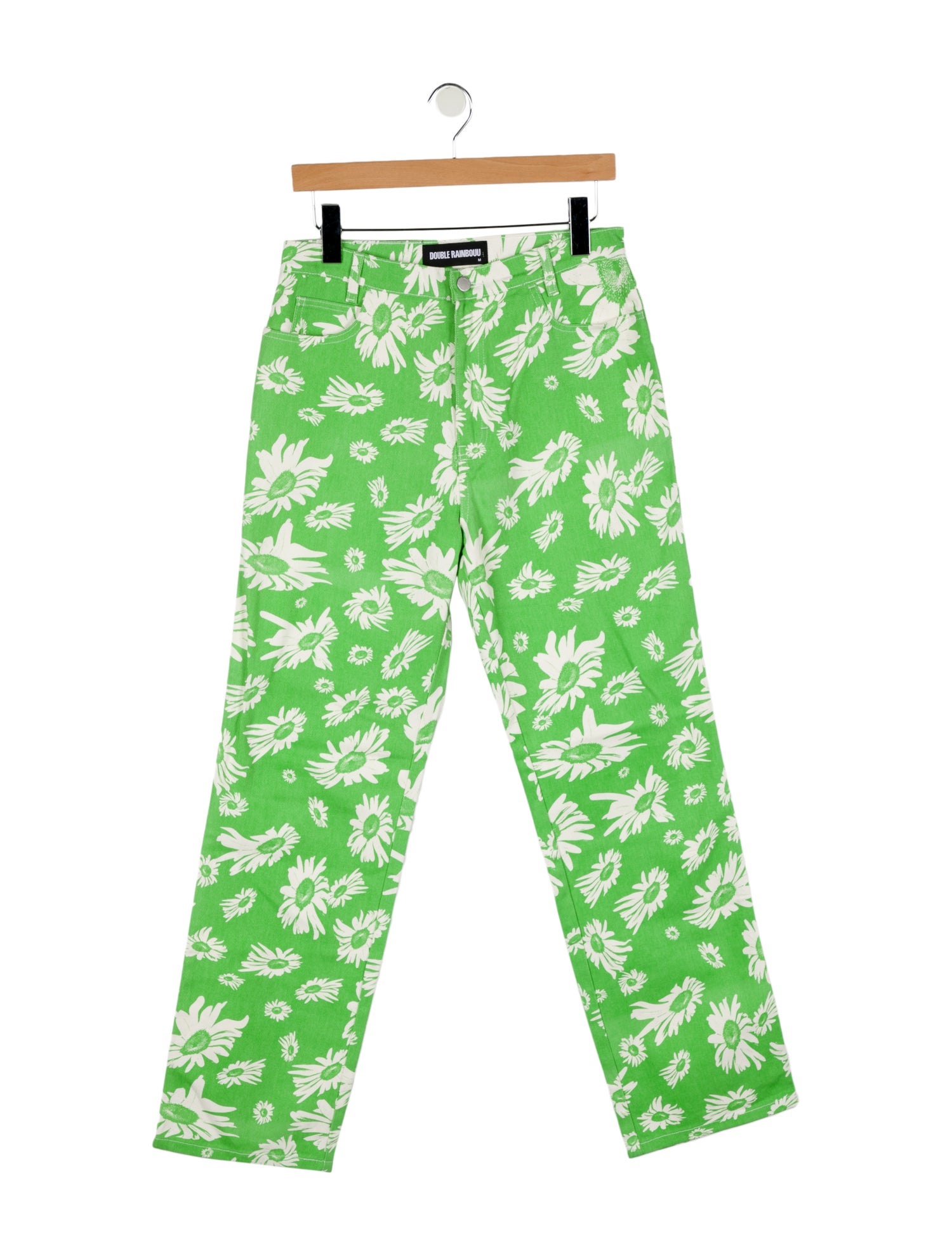 Double Rainbouu High-Rise Straight Leg Jeans