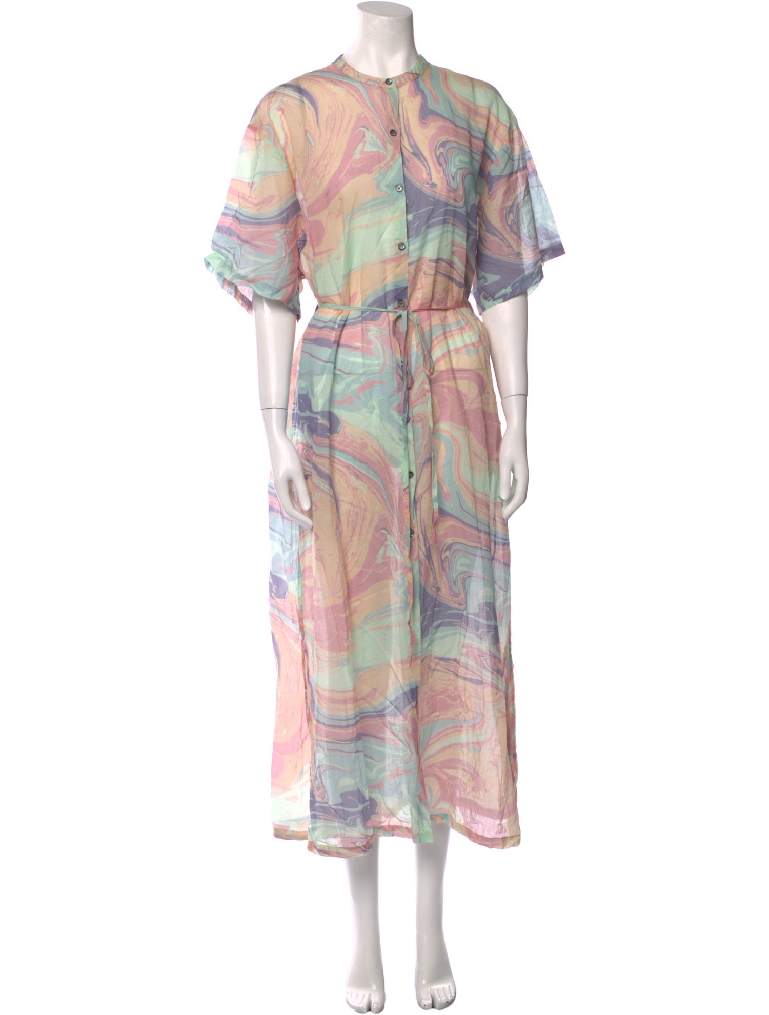 Double Rainbouu Printed Long Dress