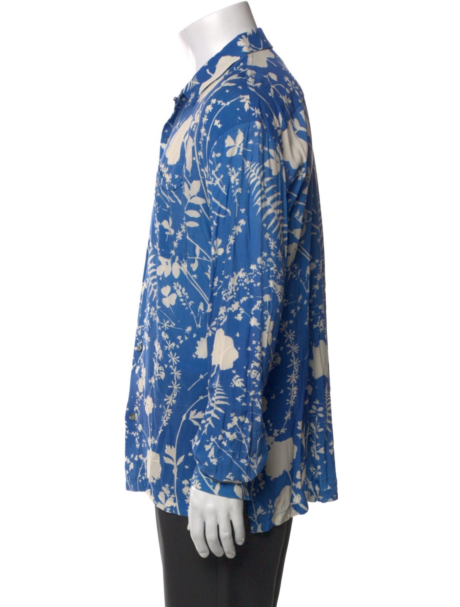 Double Rainbouu Floral Print Long Sleeve Shirt