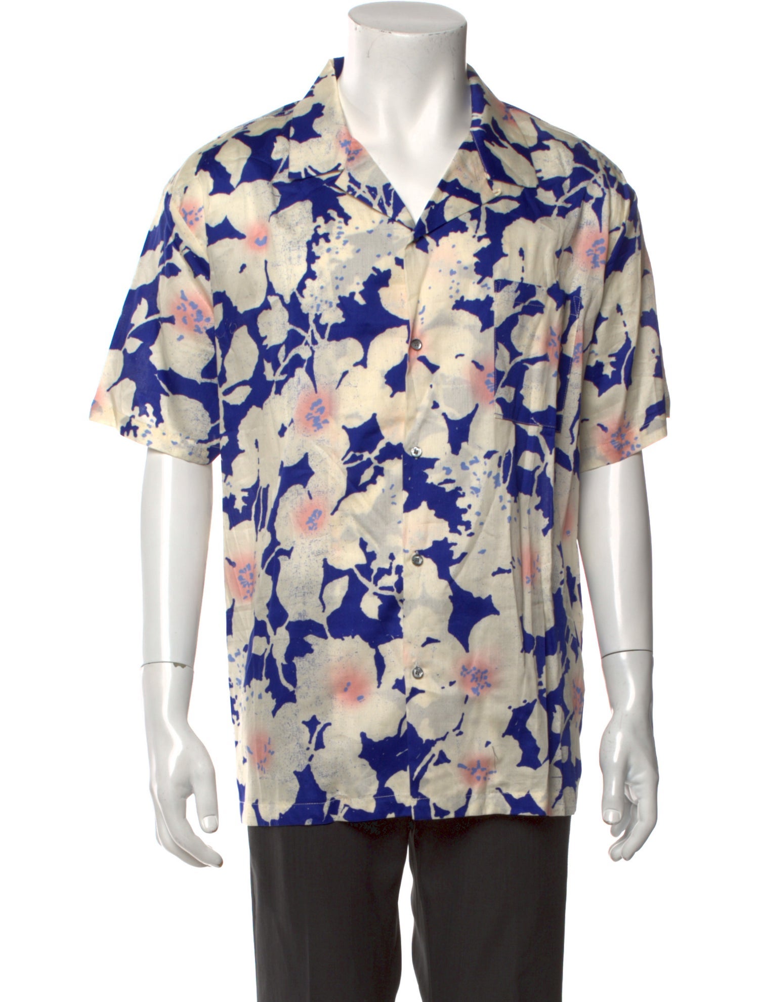 Double Rainbouu Floral Print Short Sleeve Shirt