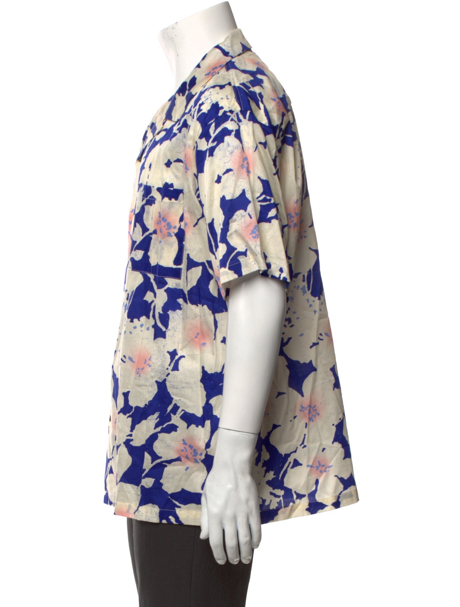 Double Rainbouu Floral Print Short Sleeve Shirt