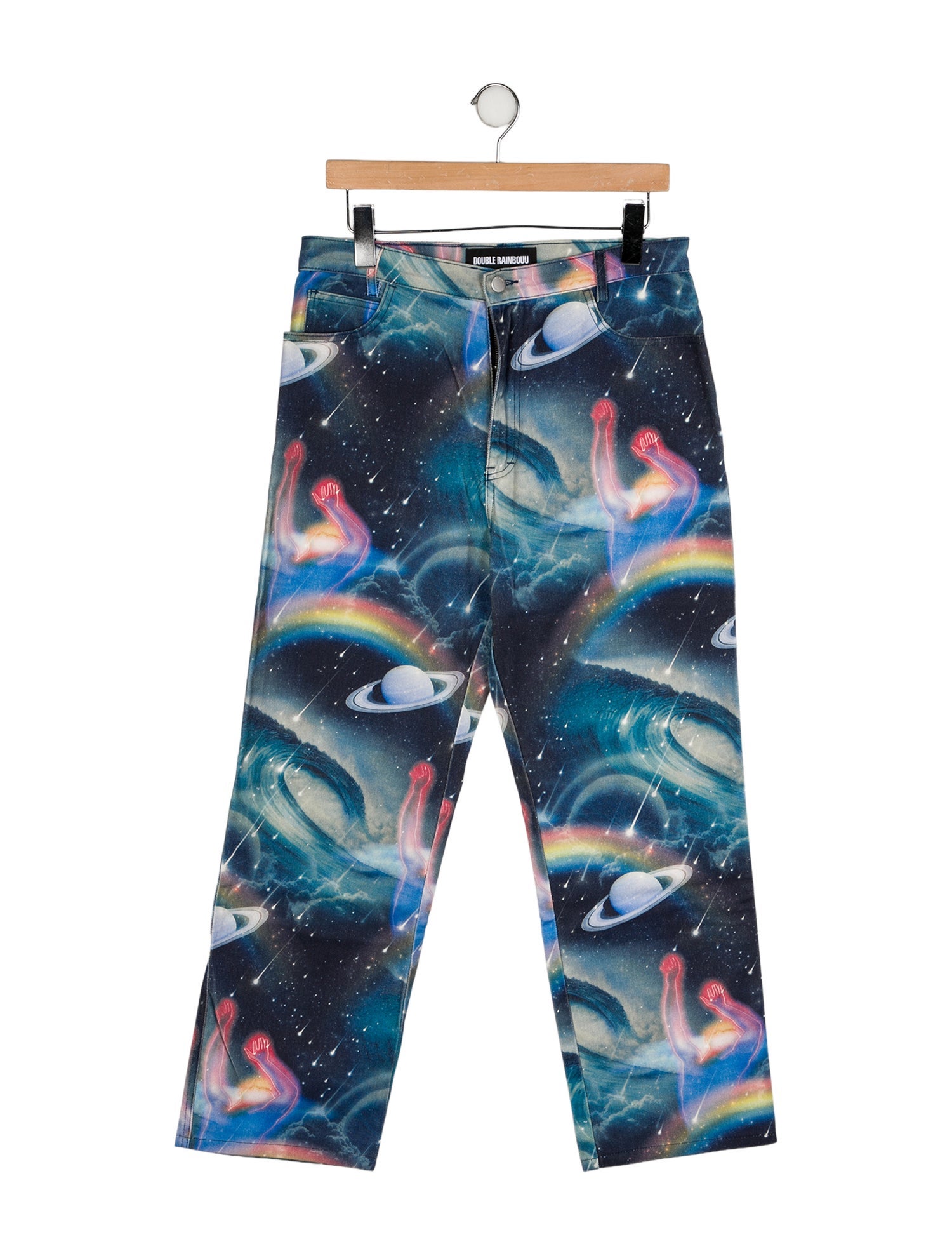 Double Rainbouu High-Rise Wide Leg Jeans w/ Tags