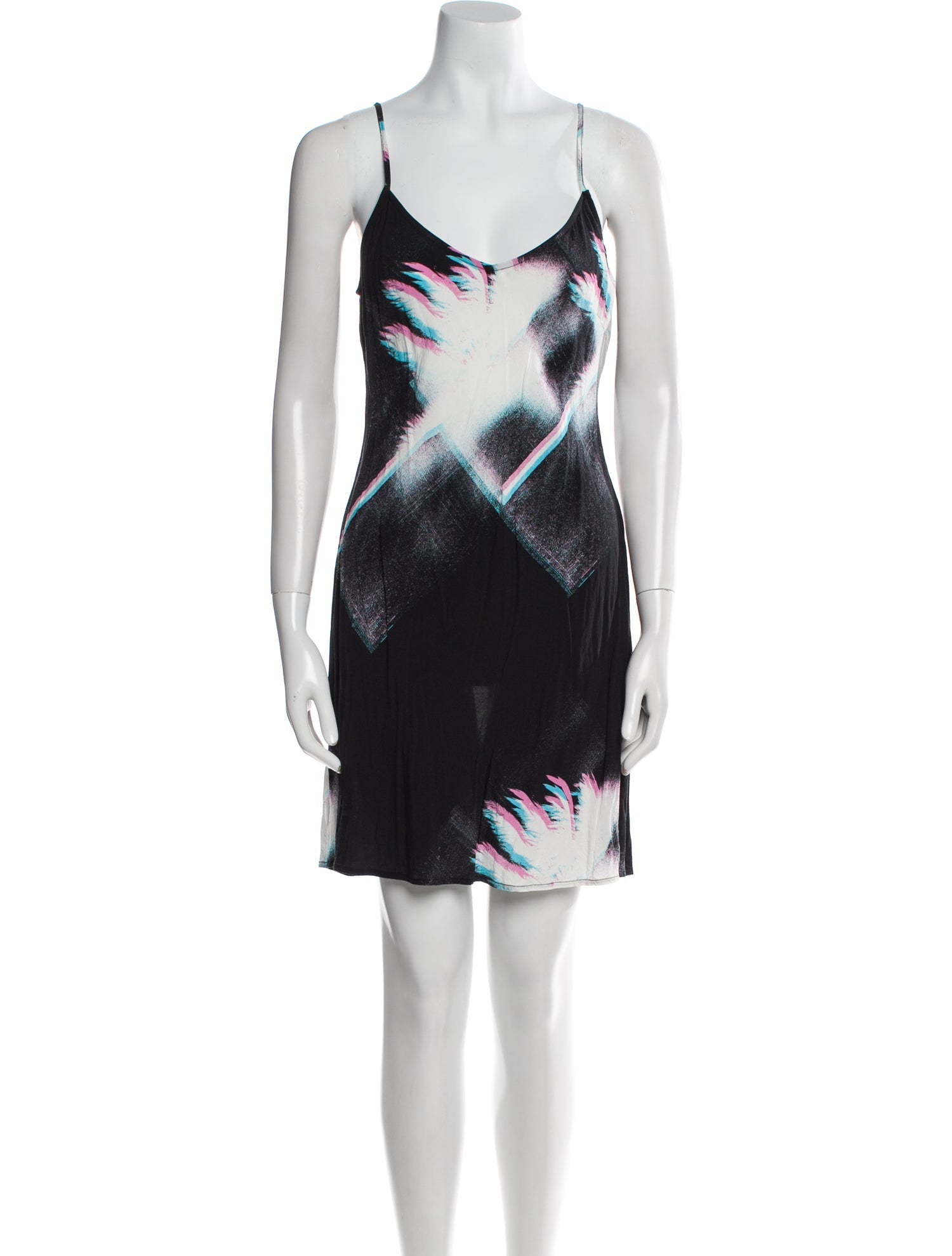 Double Rainbouu Printed Mini Dress