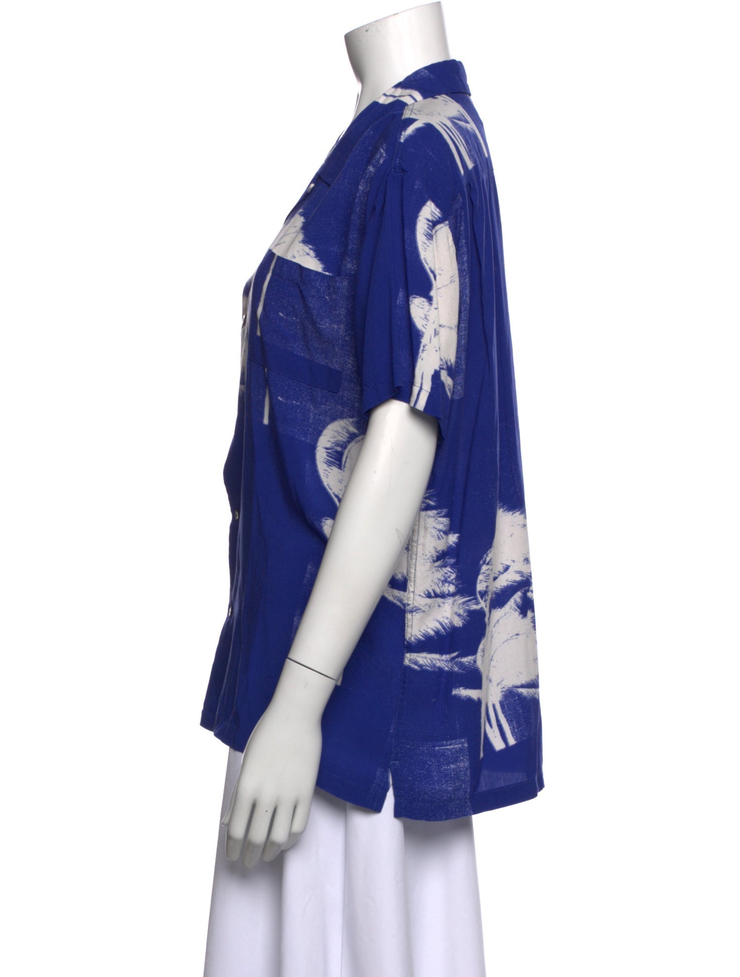 Double Rainbouu Graphic Print V-Neck Top