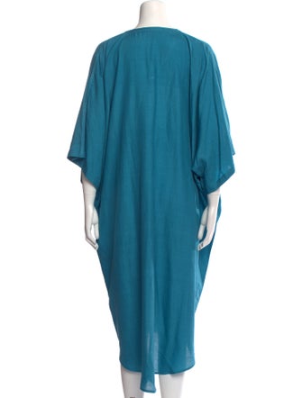 Denis Colomb Silk Midi Length Dress