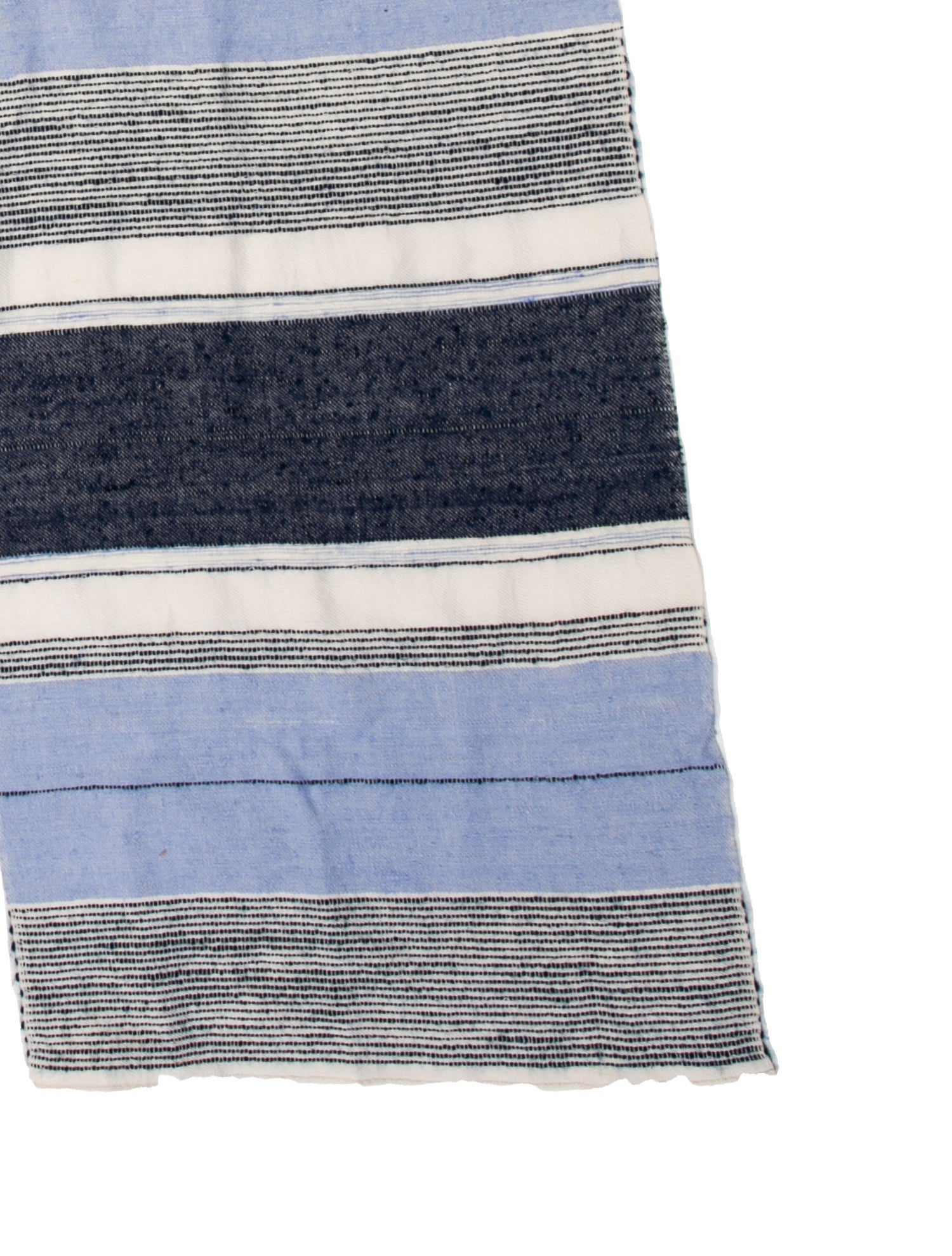 Denis Colomb Silk Striped Scarf