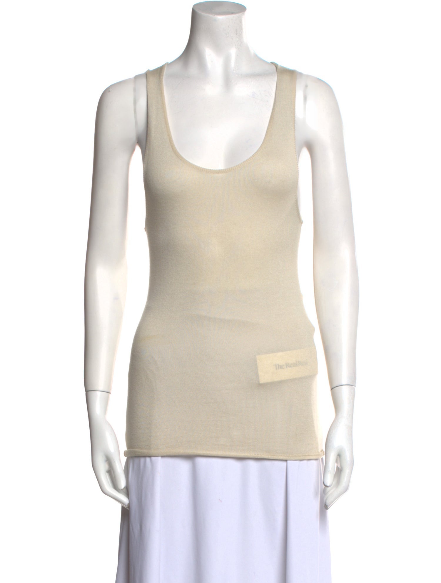 Denis Colomb Silk Scoop Neck Top