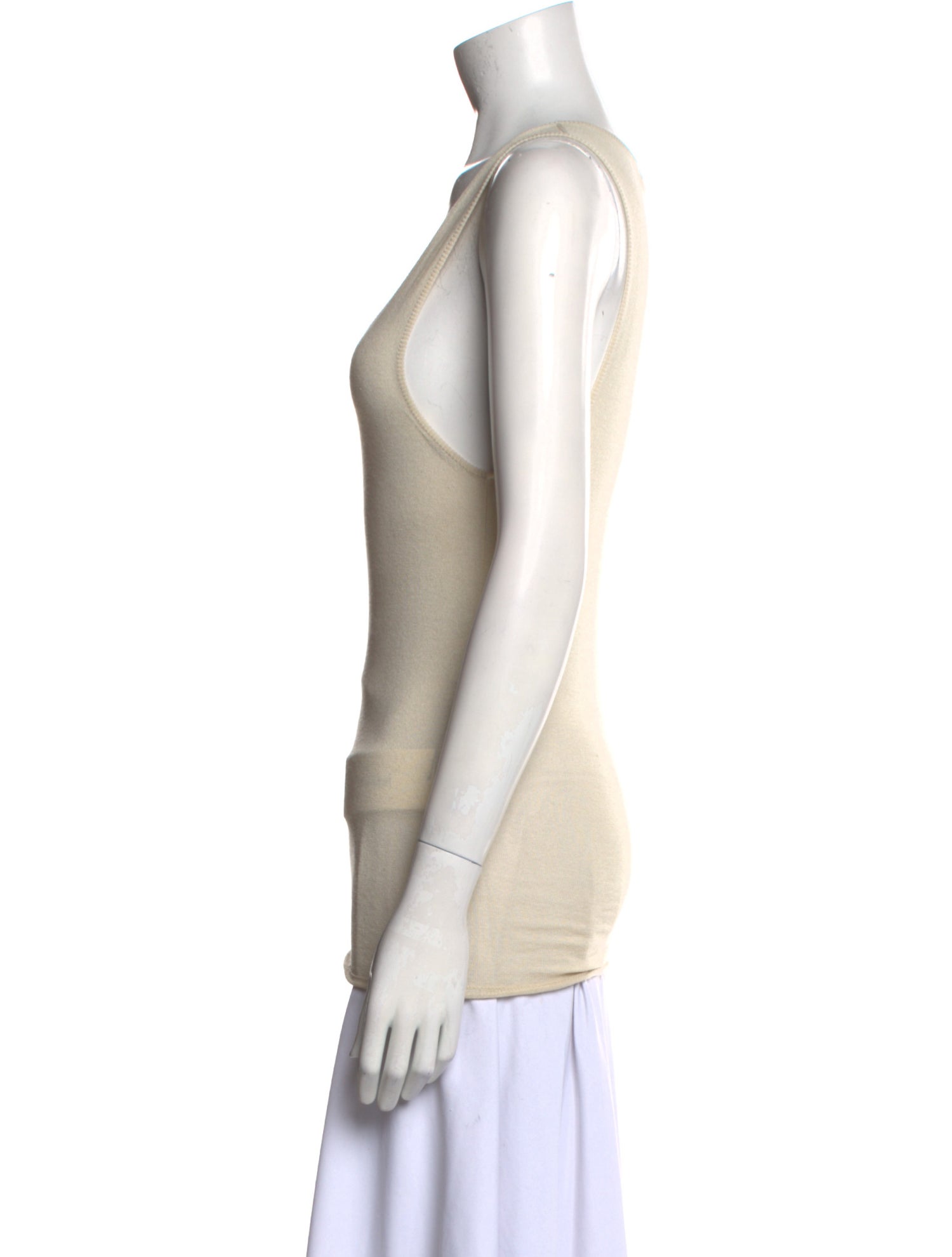 Denis Colomb Silk Scoop Neck Top