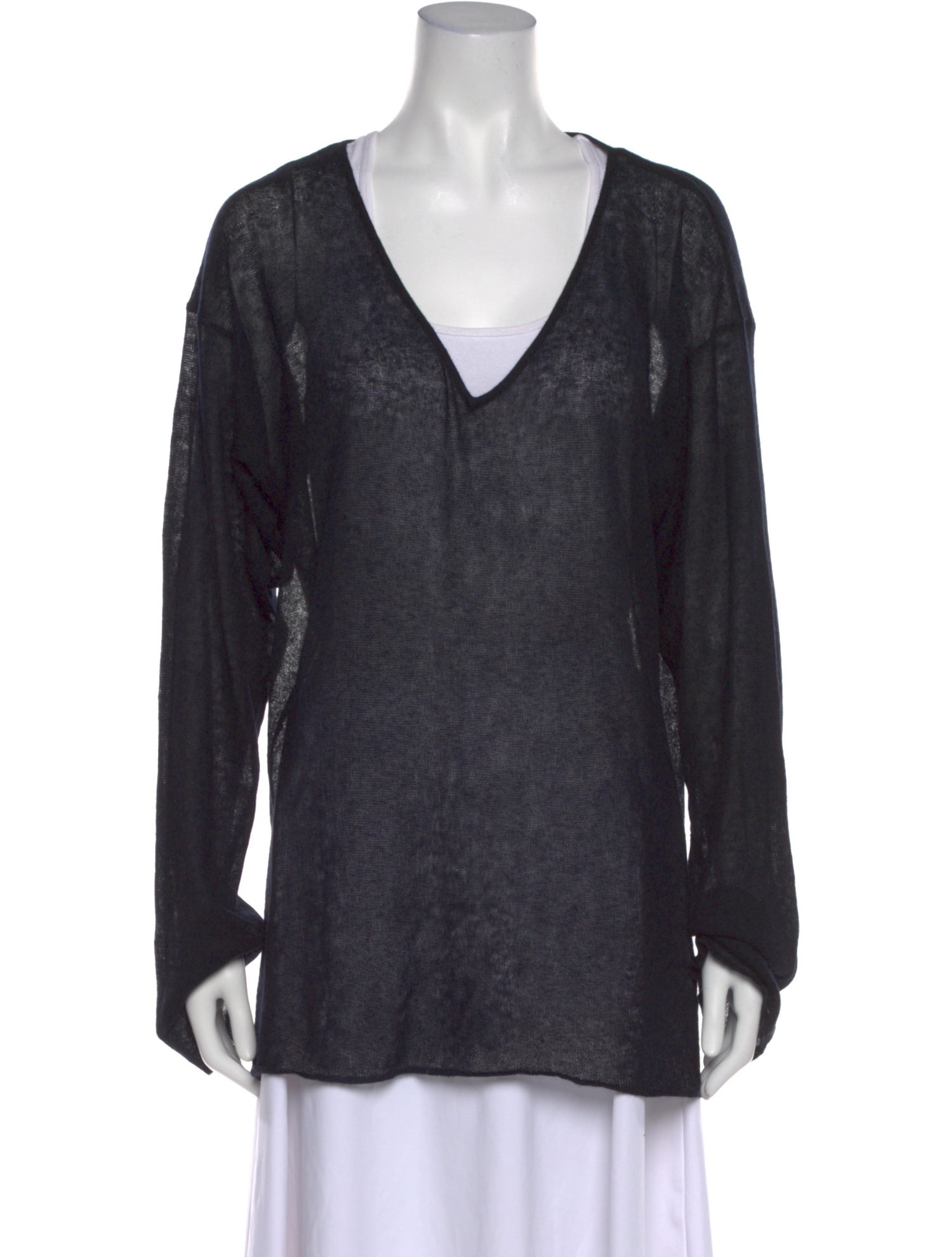 Denis Colomb Cashmere V-Neck Sweater