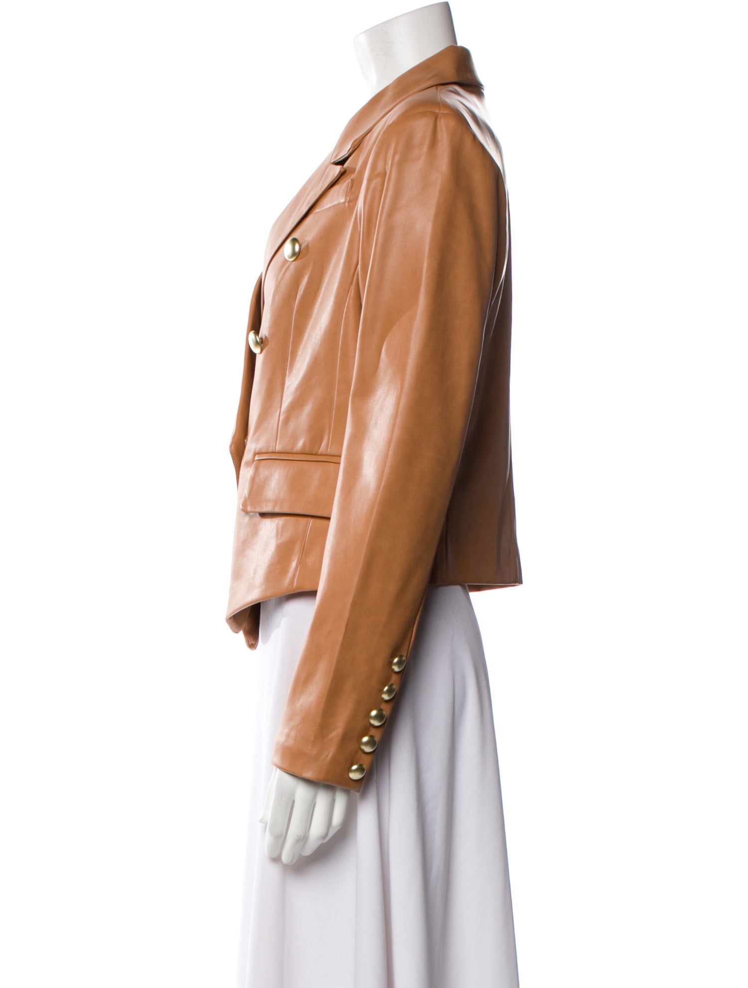 dolce cabo Faux Leather Biker Jacket w/ Tags