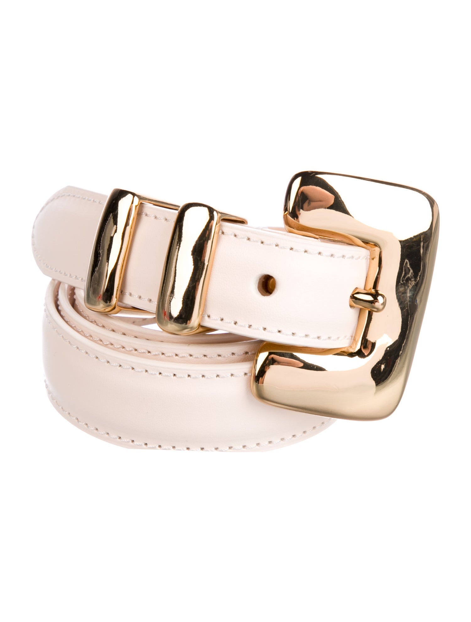 Déhanche Skinny Leather Belt w/ Tags