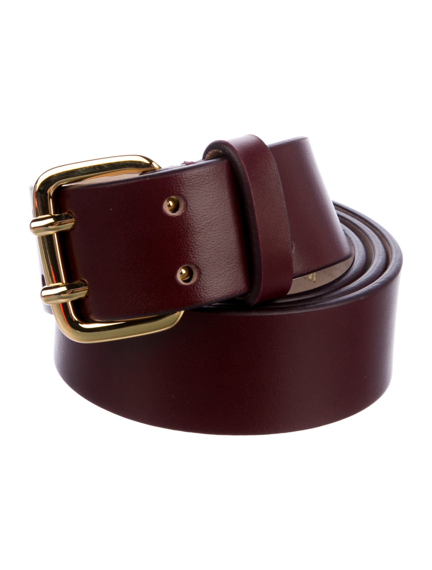 Déhanche Skinny Leather Belt w/ Tags