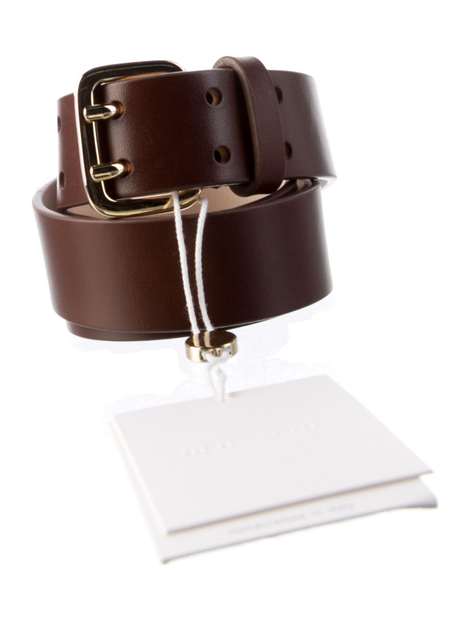 Déhanche Leather Belt w/ Tags