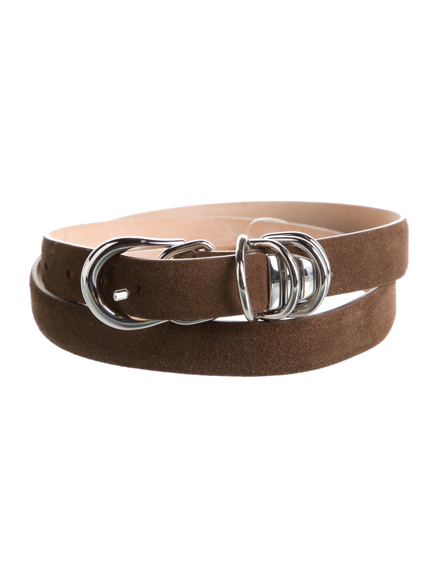 Déhanche Skinny Suede Belt