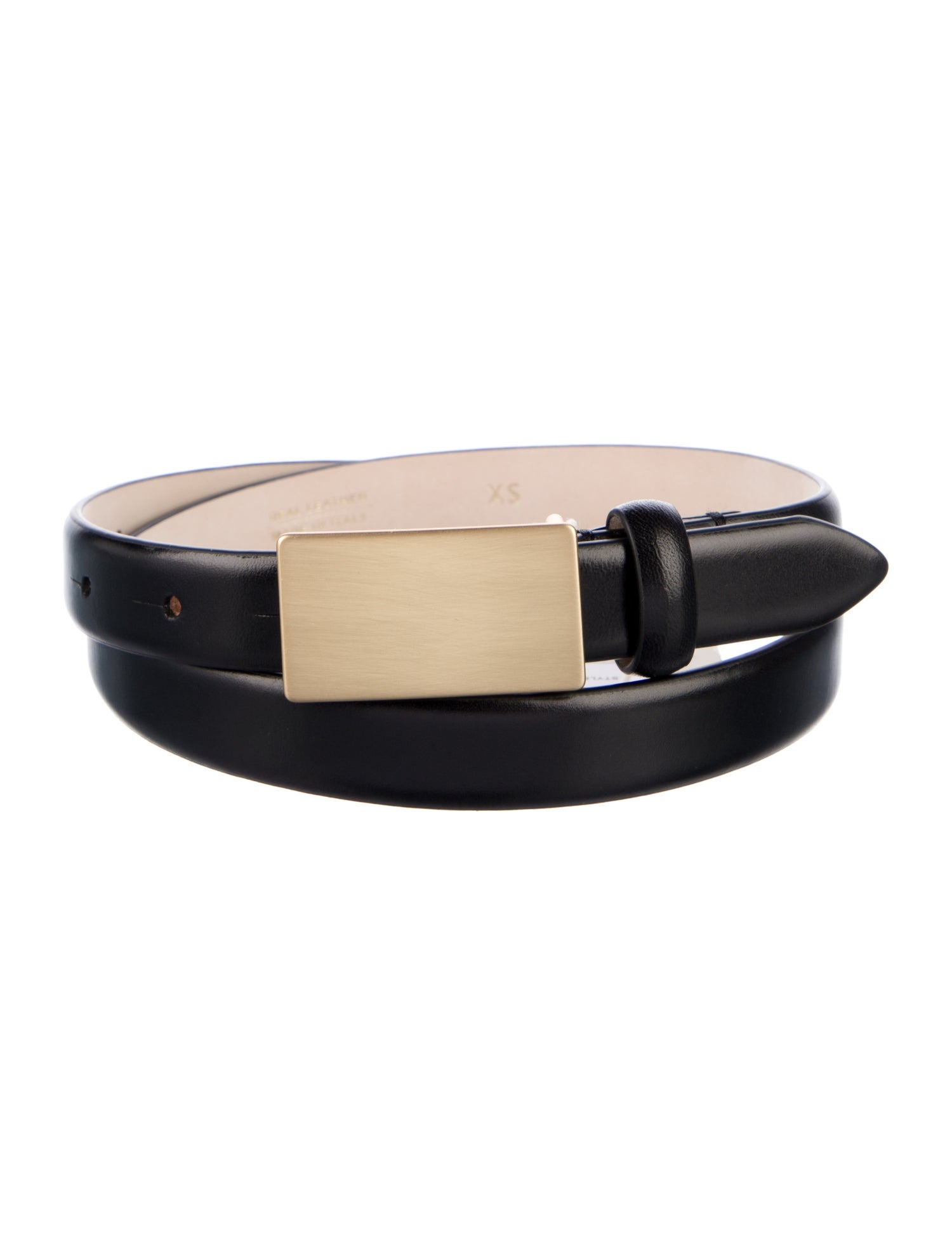 Déhanche Skinny Leather Belt w/ Tags