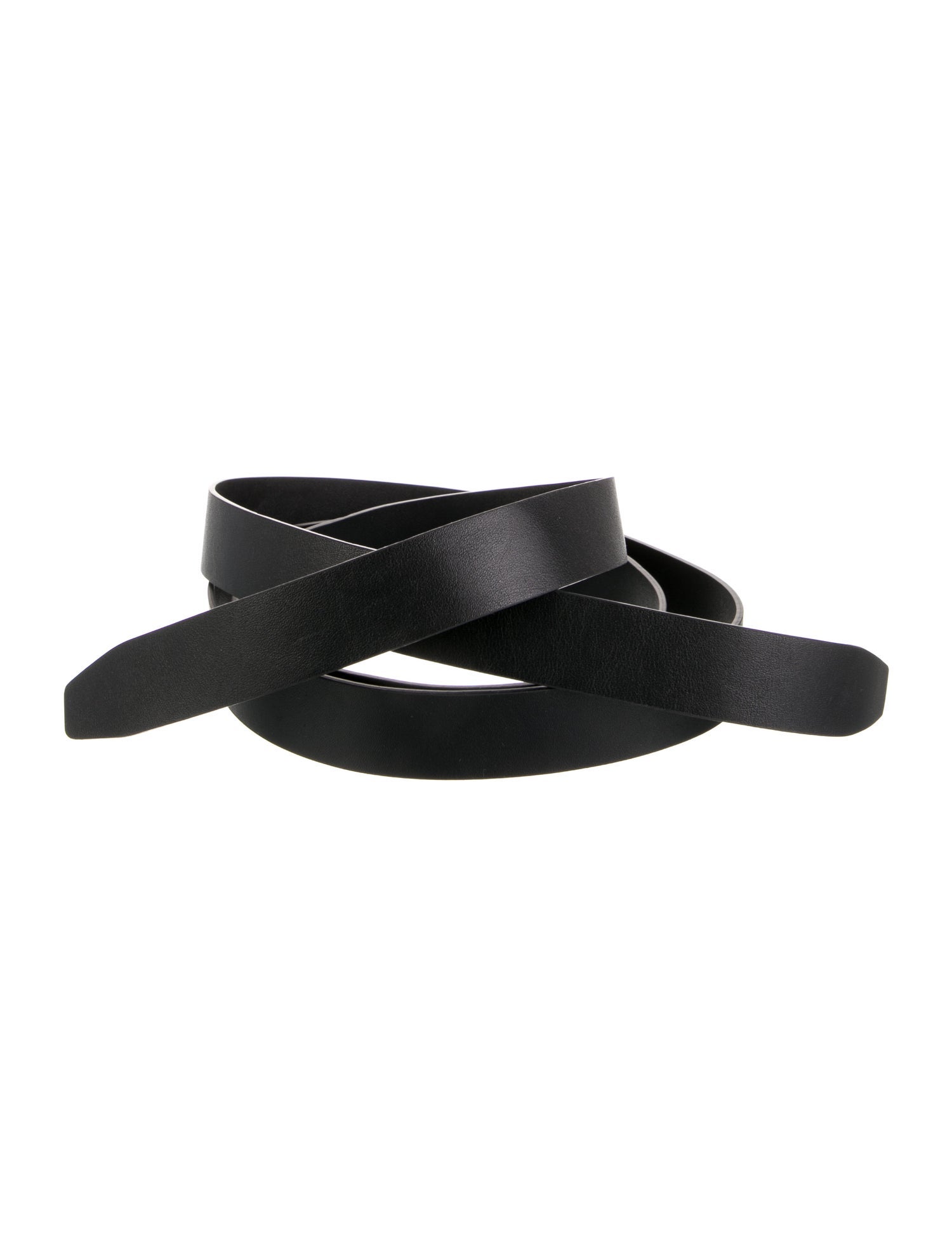 Déhanche Skinny Leather Waist Belt