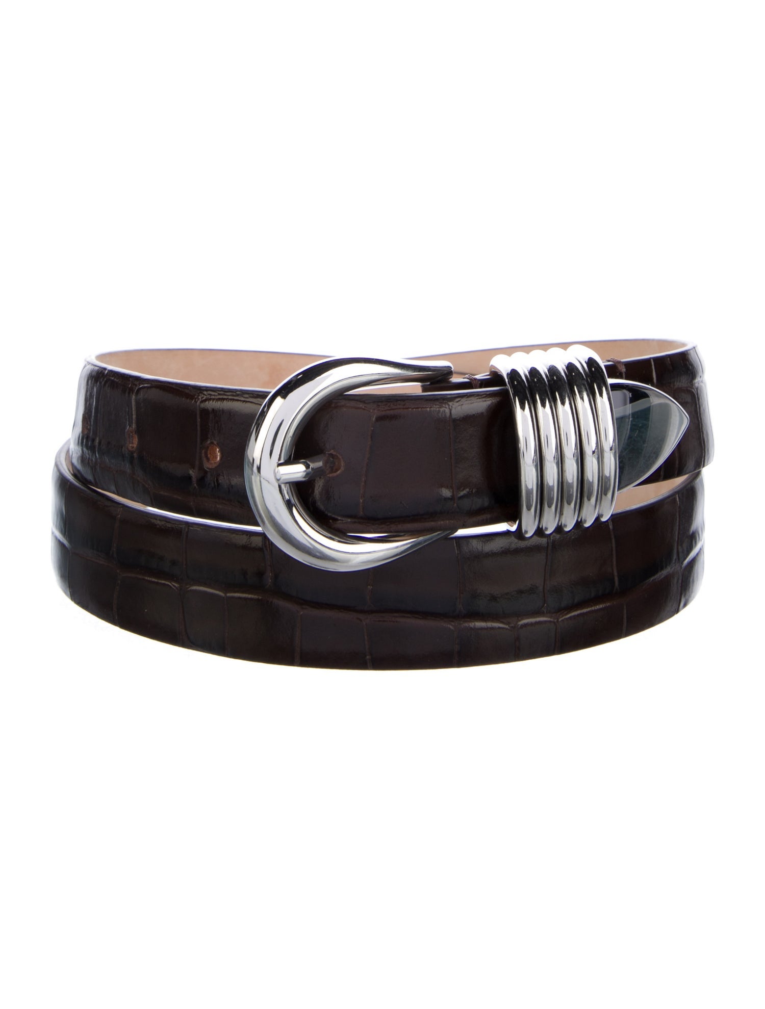 Déhanche Skinny Leather Belt