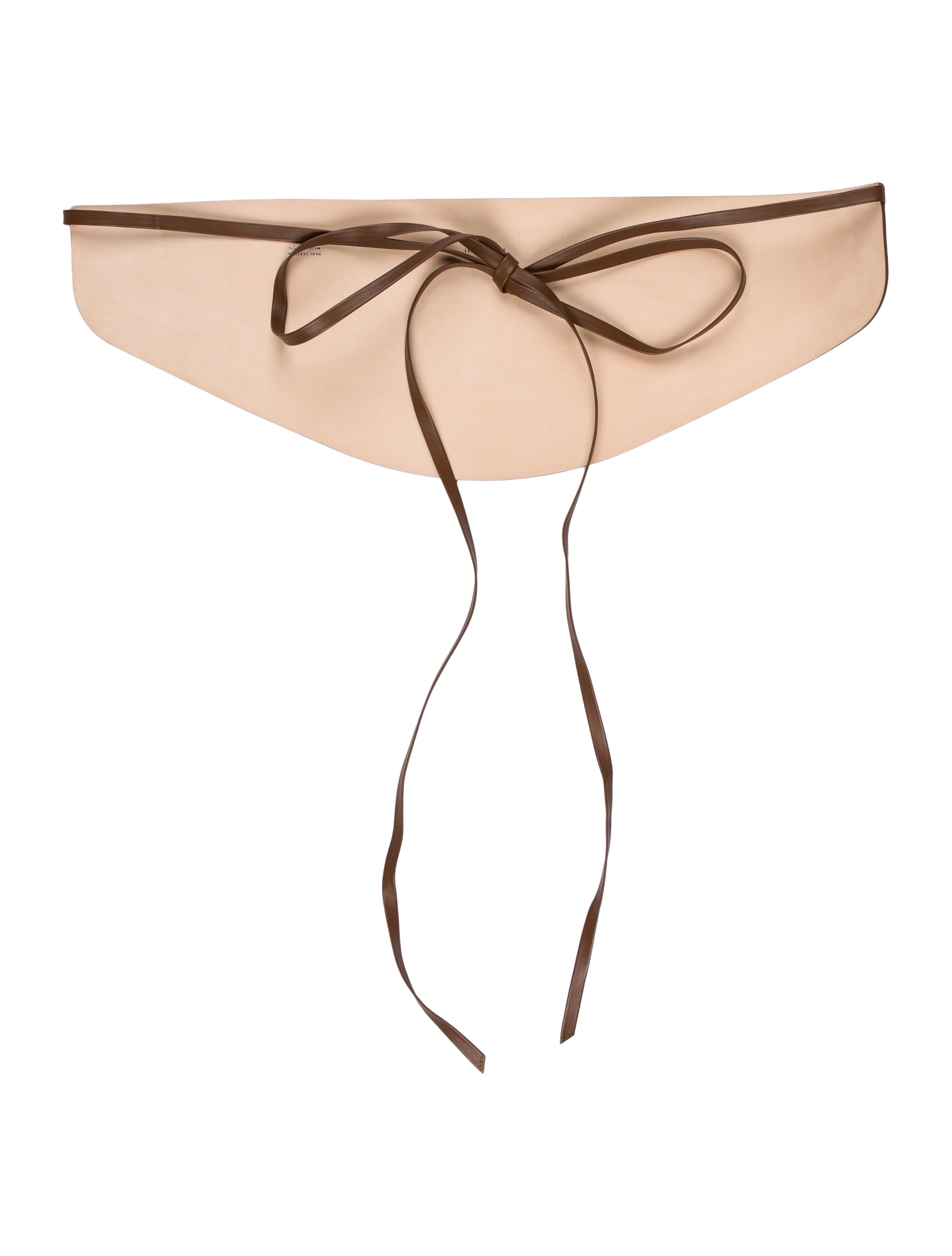 Déhanche Wide Leather Waist Belt